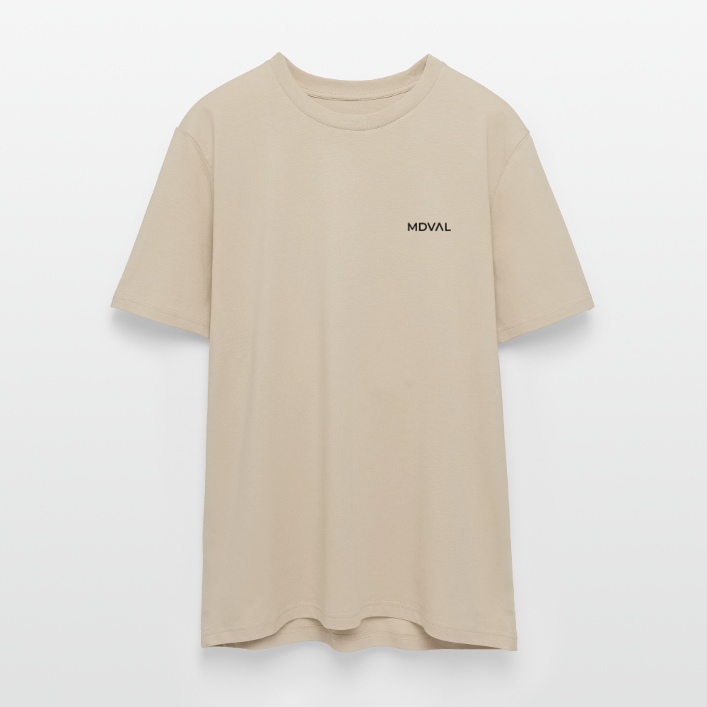 Bio-Shirt Friedrich I. Barbarossa (schwarzer Print hinten) | Mittelalterlicher Codex - Beige