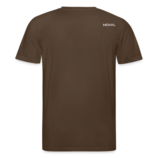 Mittelalterliche Tiere T-Shirt I "Falscher Reiter" I dunkel I Bio-Shirt - Dunkelbraun
