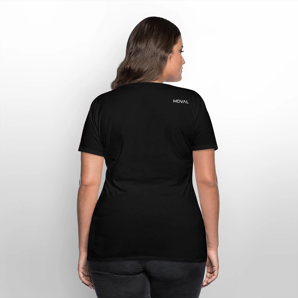NEUES PROD Bio-Shirt Damen Langes Swertt - Schwarz