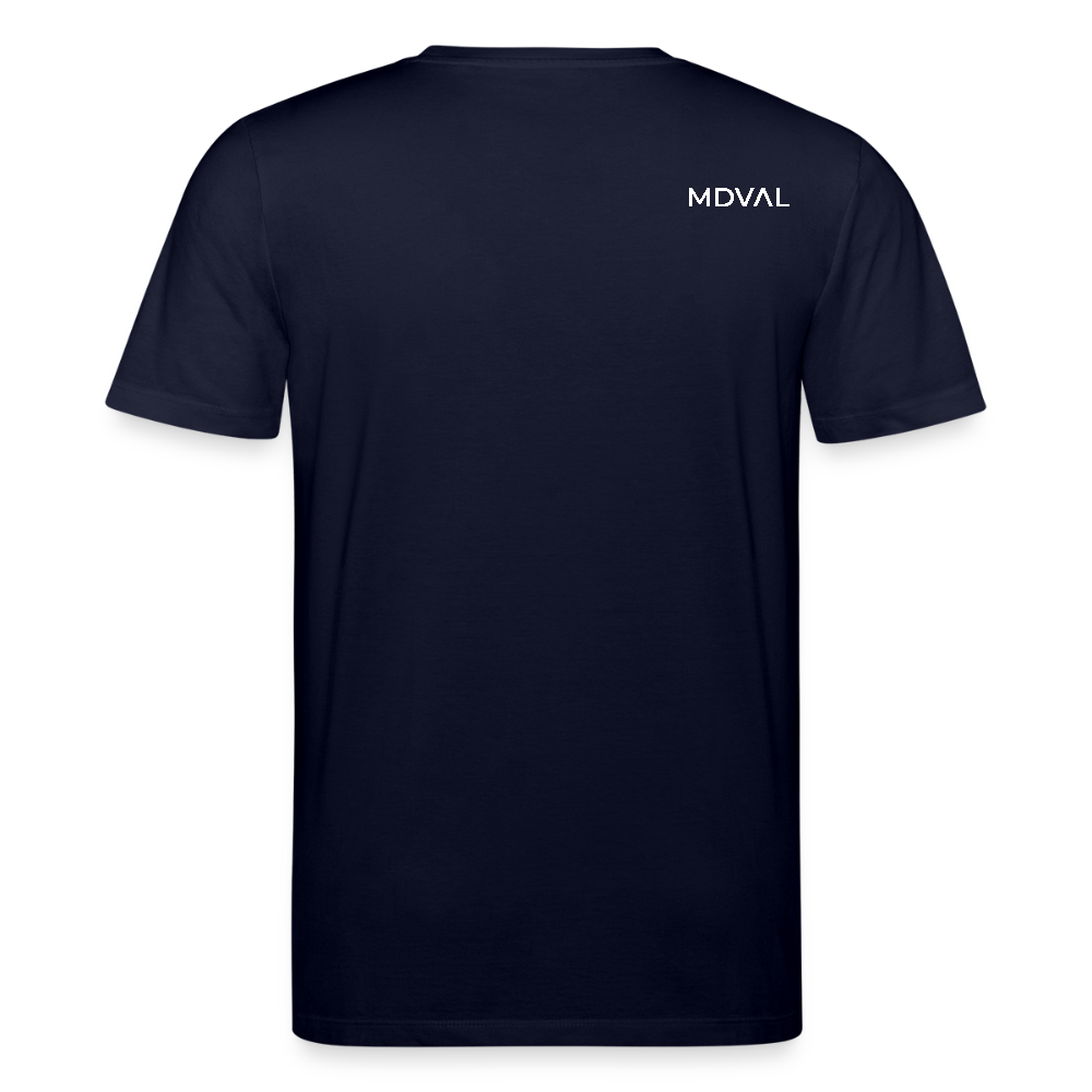 Mittelalterlicher Helm T-Shirt I "Dargen" I Hochmittelalter I dunkel I Bio-Shirt - Navy