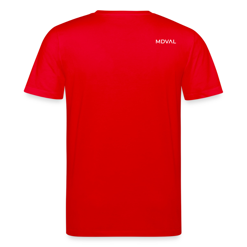 Mittelalterliches Schwert T-Shirt I "Gueðesweord" I Frühmittelalter I dunkel I Bio-Shirt - Rot