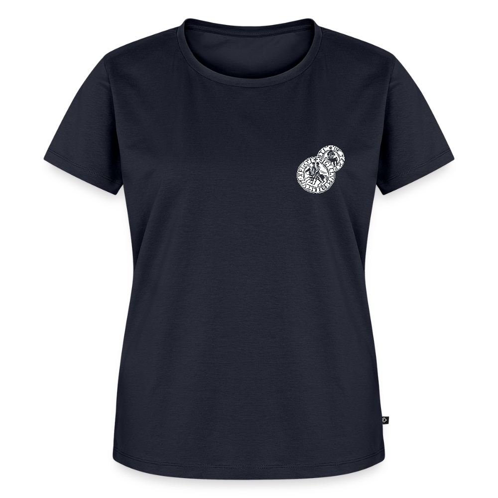 NEUES PROD Bio-Shirt Damen Templer Siegel - Navy