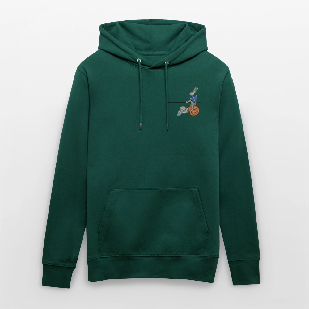 Mittelalterliche Tiere T-Shirt "Tjostender Hase" I Bio-Hoodie - Forest