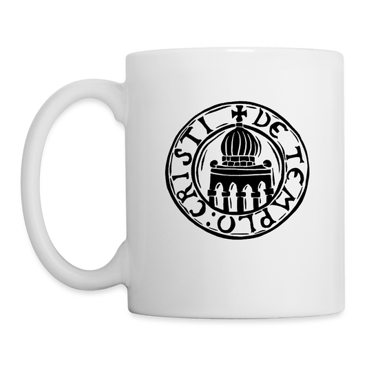 Templer Siegel Tasse Mittelalter - Weiß
