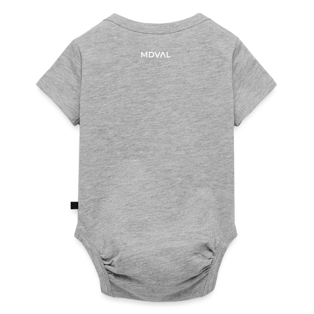 Honti Baby Hase Body - Grau meliert