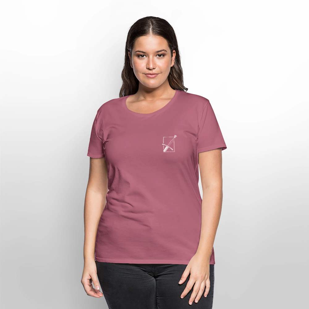 NEUES PROD Bio-Shirt Damen Langes Swertt - Mauve