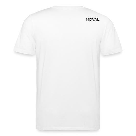 Templer Shirt | Siegel des Templerordens "Zwei Reiter auf einem Pferd" | hell | Bio-Shirt - Weiß