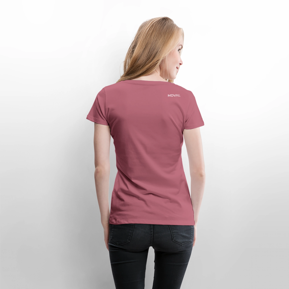NEUES PROD Bio-Shirt Damen Templer Siegel - Mauve