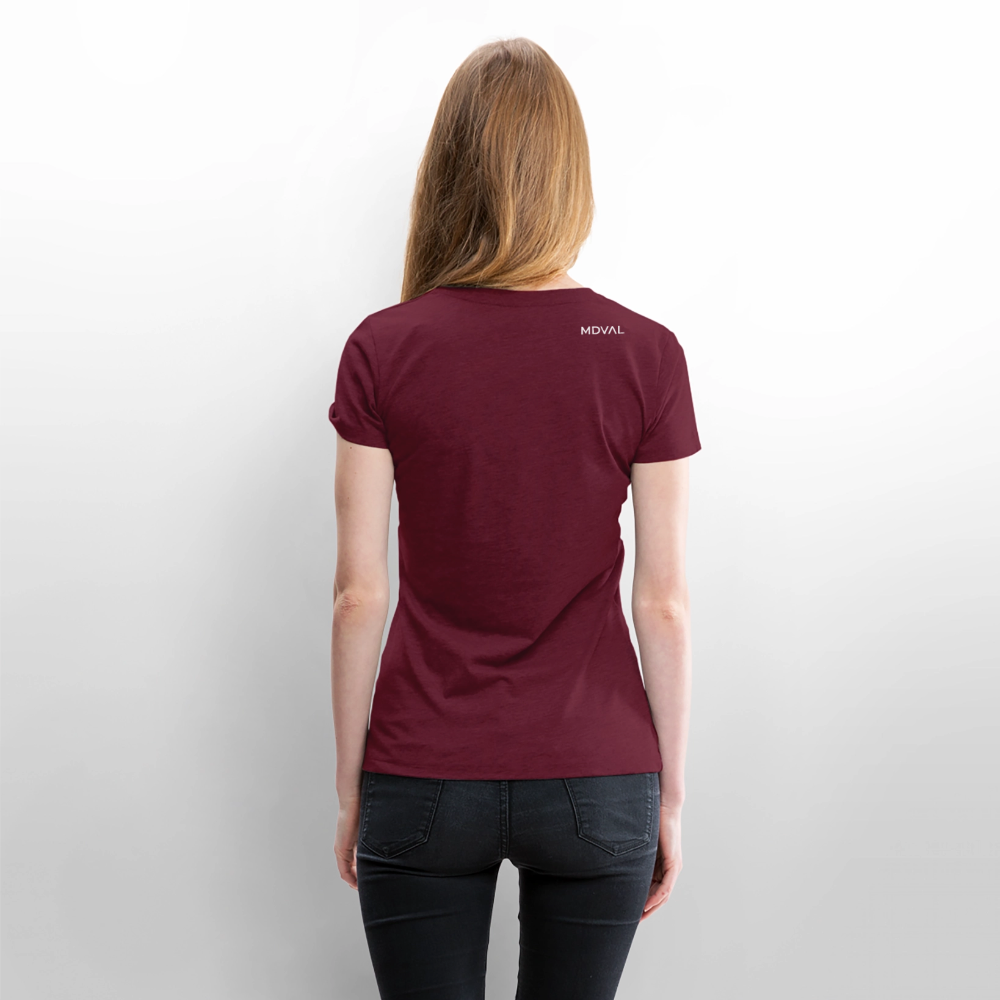 NEUES PROD Bio-Shirt Damen Templer Siegel - Burgunderrot