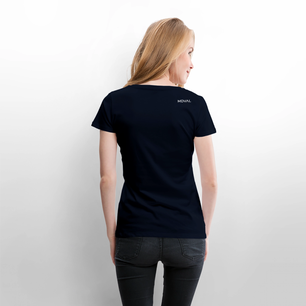 NEUES PROD Bio-Shirt Damen Templer Siegel - Navy