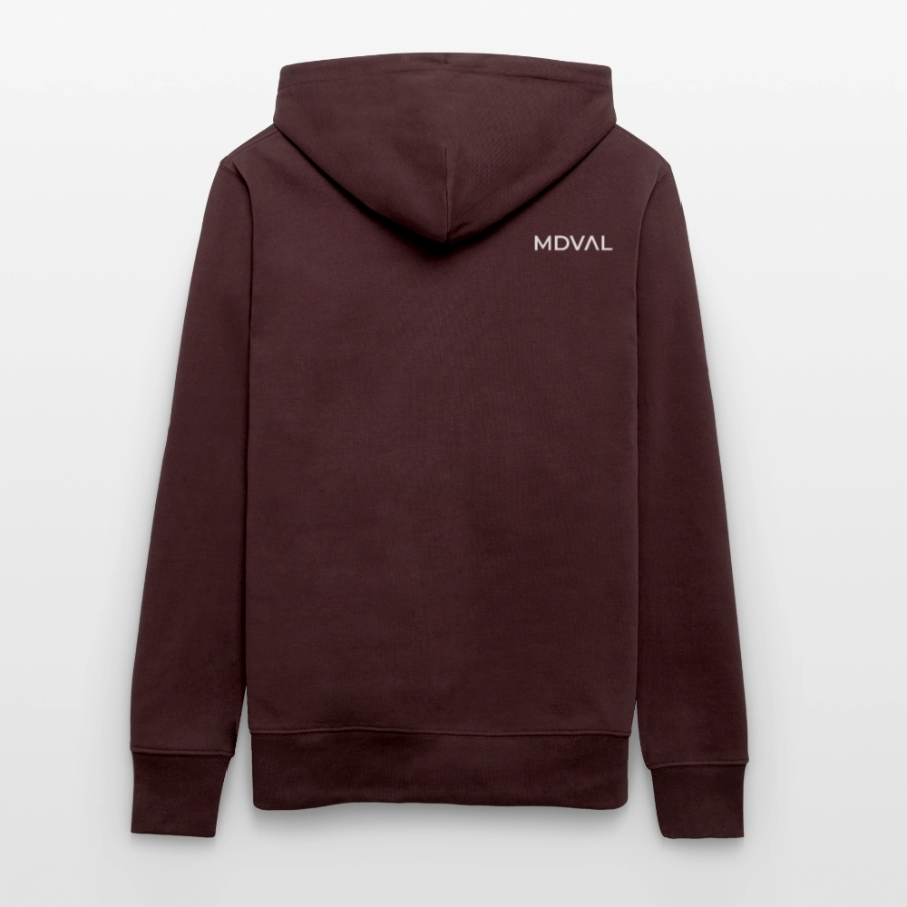 Mittelalterliche Tiere T-Shirt "Tjostender Hase" I Bio-Hoodie - Maroon