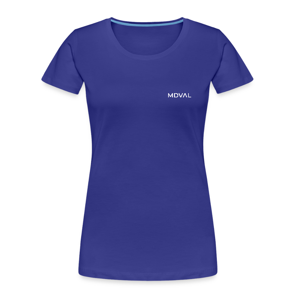 Friedrich I. Barbarossa (weißer Print hinten) I Bio-Shirt Damen - Königsblau