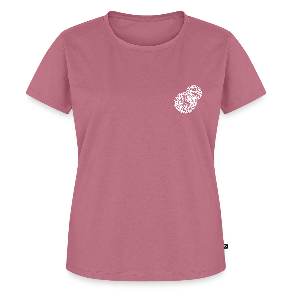NEUES PROD Bio-Shirt Damen Templer Siegel - Mauve