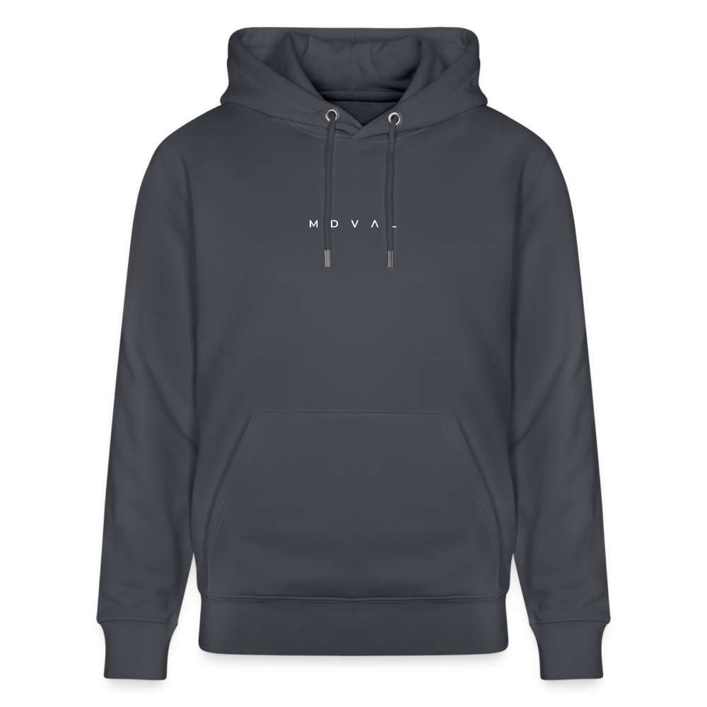 MDVAL Logo Bio-Hoodie - Indigoblau