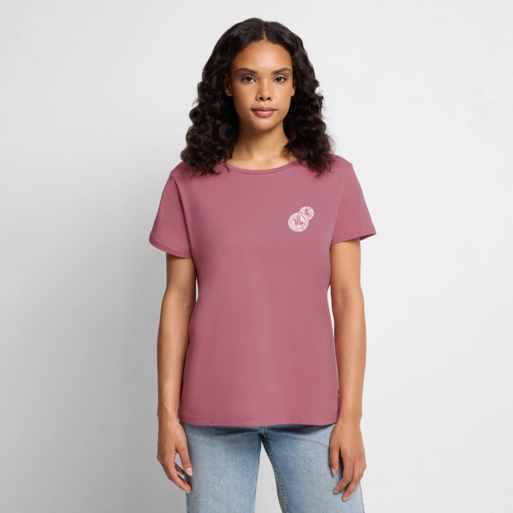 NEUES PROD Bio-Shirt Damen Templer Siegel - Mauve