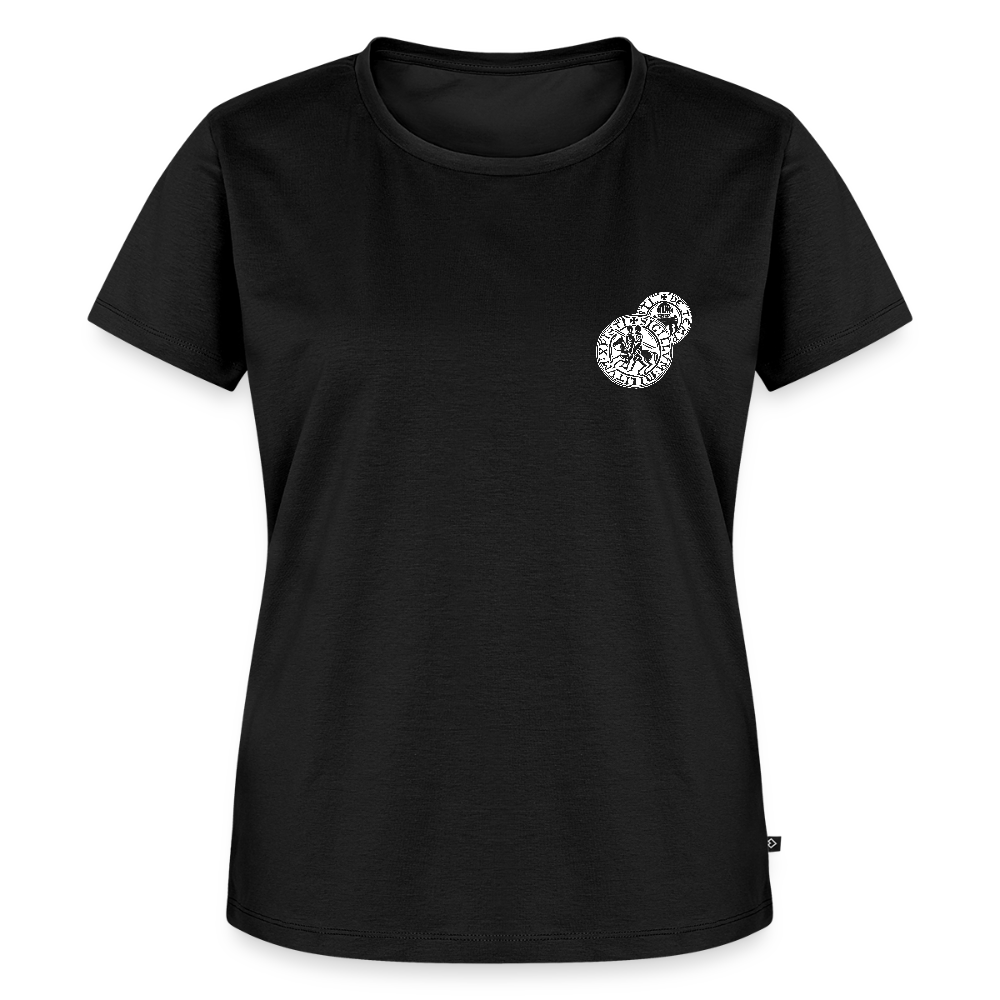 NEUES PROD Bio-Shirt Damen Templer Siegel - Schwarz