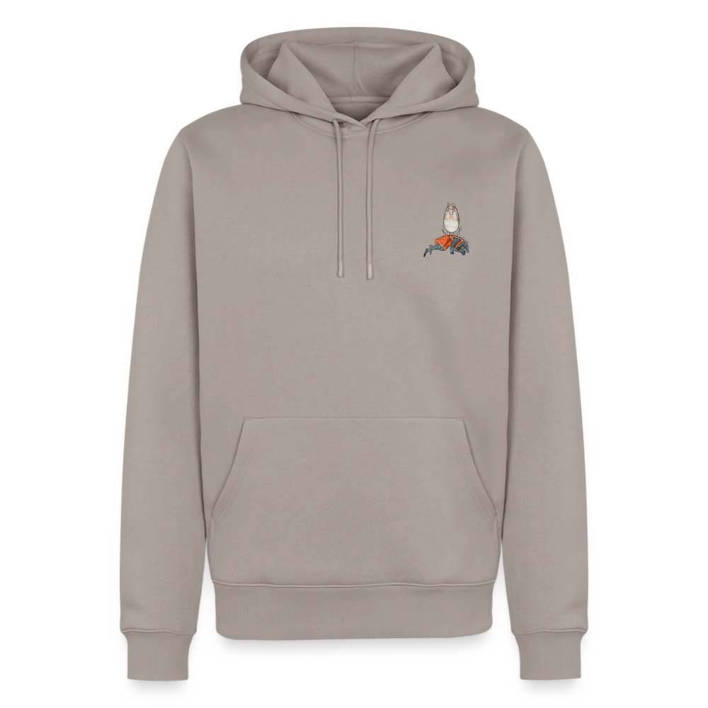 Mittelalterliche Tier Hoodie | Falscher Reiter - Taupe