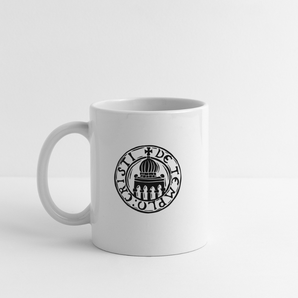 Templer Siegel Tasse Mittelalter - Weiß