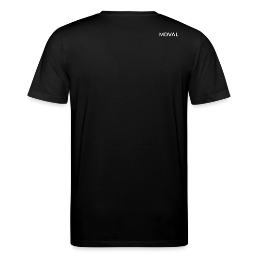 Mittelalter Shirt MDVAL Logo back | Unisex | Bio-Shirt - Schwarz