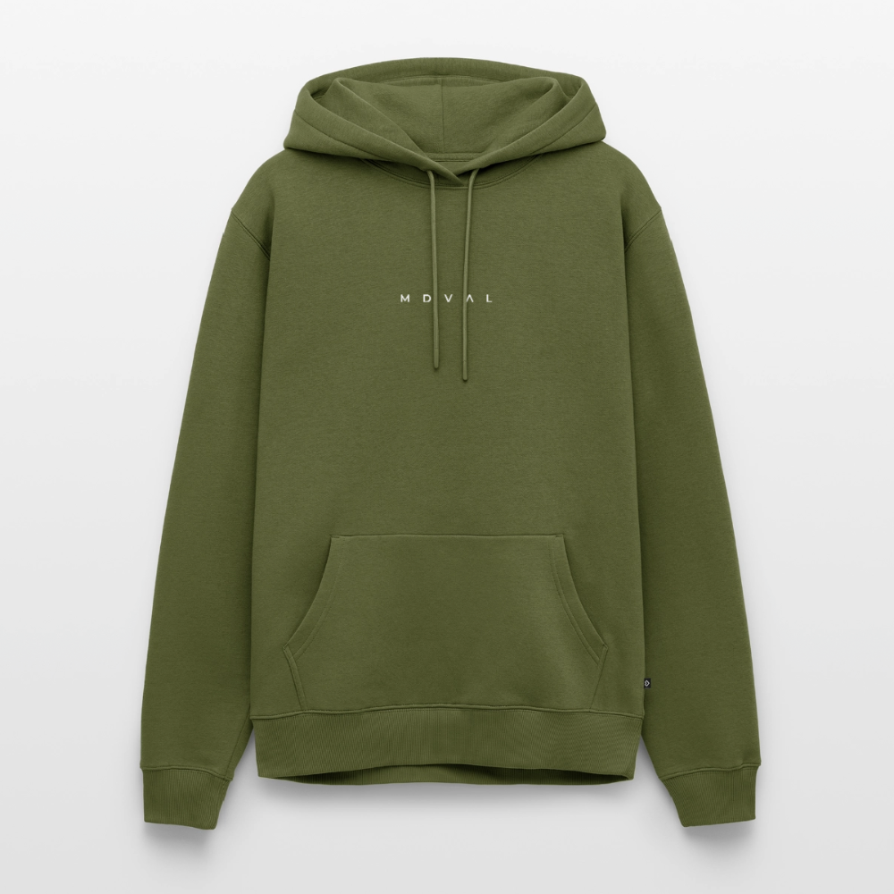 NEUES PROD Männer Premium Hoodie Logo Front - Khaki
