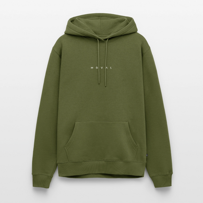 NEUES PROD Männer Premium Hoodie Logo Front - Khaki