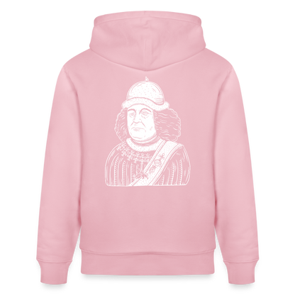Mittelalterlicher Codex I Oswald von Wolkenstein I Bio-Hoodie - Hellrosa