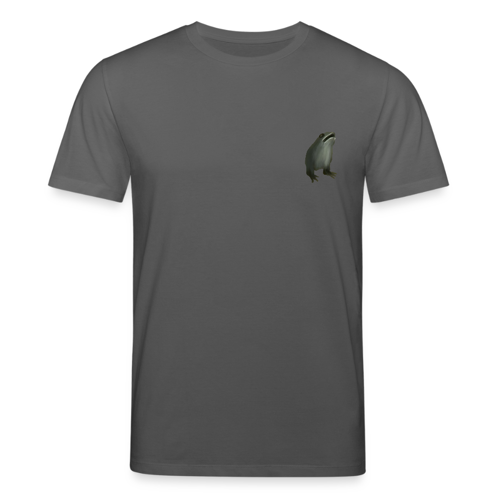 Mittelalterliche Tiere T-Shirt I "Frosch ohne Arme" I dunkel I Bio-Shirt - Anthrazit