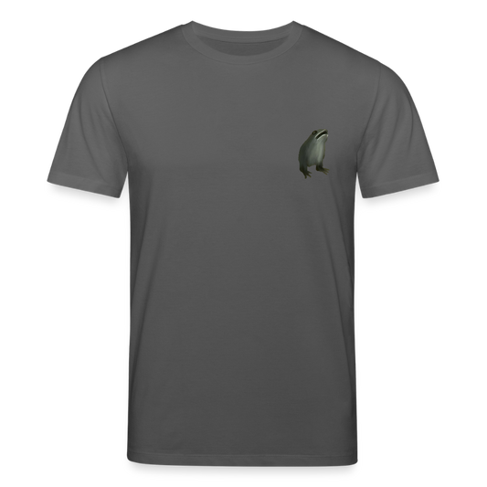 Mittelalterliche Tiere T-Shirt I "Frosch ohne Arme" I dunkel I Bio-Shirt - Anthrazit