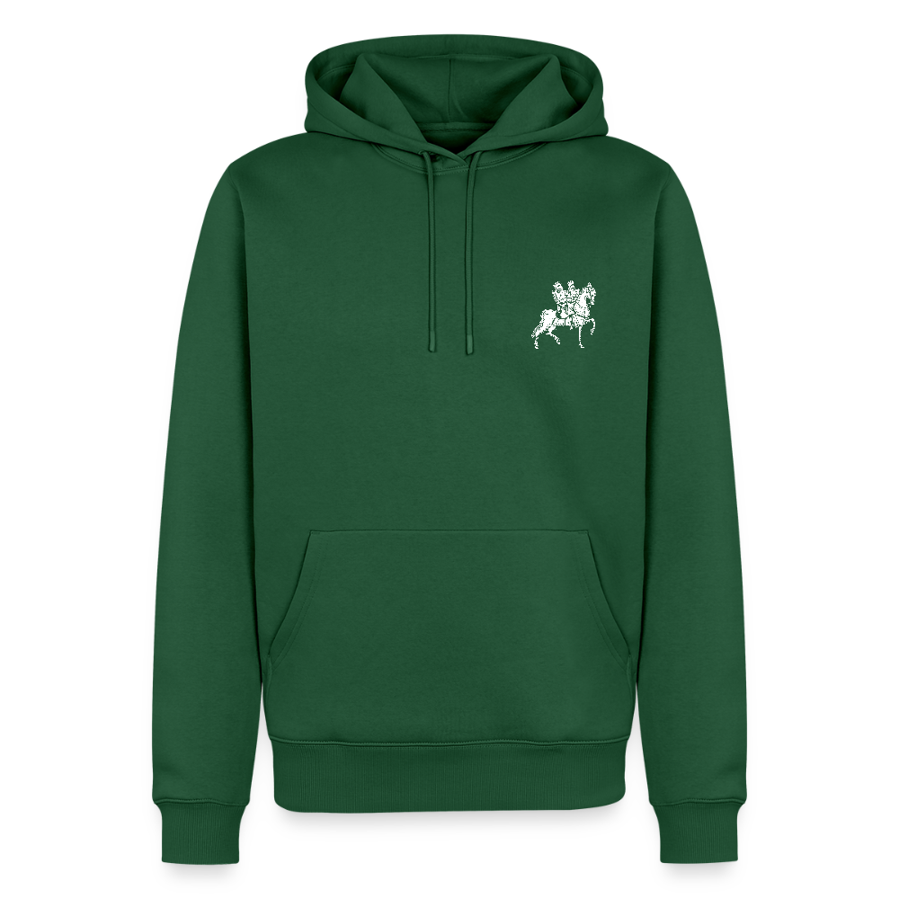 NEUES PROD Männer Premium Hoodie Templer Zwei Reiter - Flaschengrün