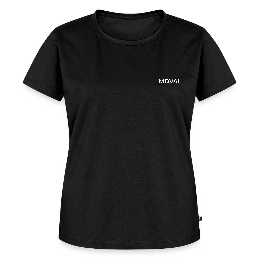 NEUES PROD Bio-Shirt Damen Walther von der Vogelweide - Schwarz