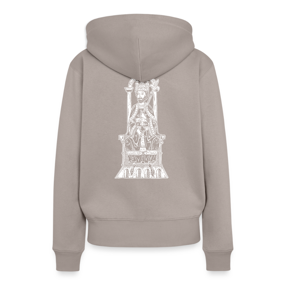 NEUES PROD FRAUEN HOODIE Friedrich Barbarossa - Taupe