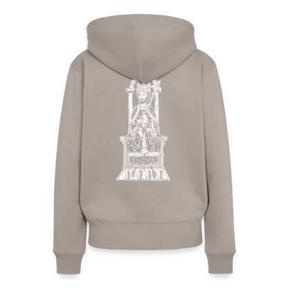 NEUES PROD FRAUEN HOODIE Friedrich Barbarossa - Taupe