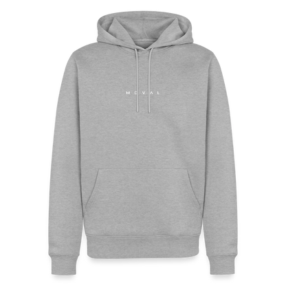 NEUES PROD Männer Premium Hoodie Friedrich Barbarossa - Grau meliert
