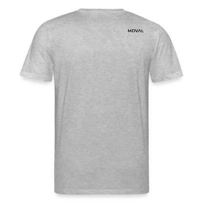 Mittelalterliches Schwert T-Shirt I "langes swertt" I Spätmittelalter I hell I Bio-Shirt - Grau meliert