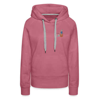 NEUES PROD FRAUEN HOODIE Tjostender Hase - Malve