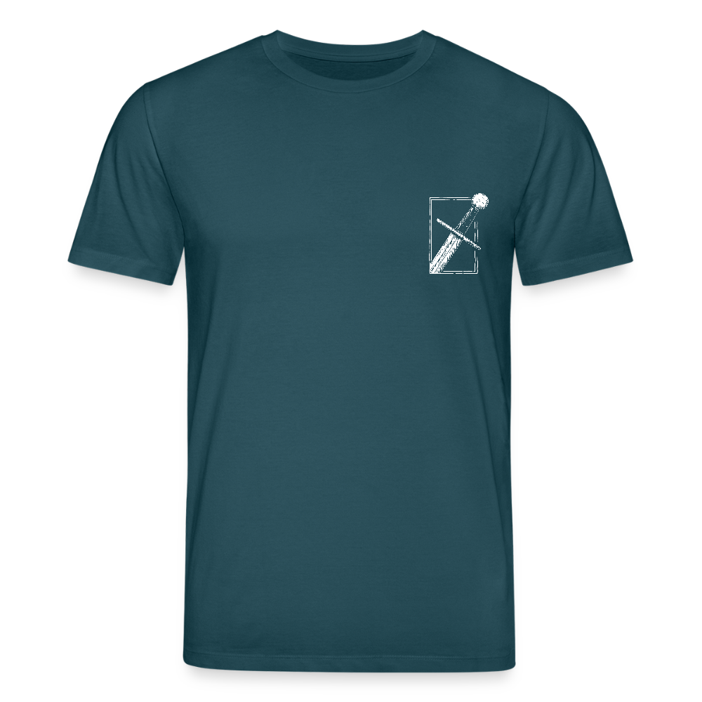 Mittelalterliches Schwert T-Shirt I "swertelin" I Hochmittelalter I dunkel I Bio-Shirt - Dunkles Petrol