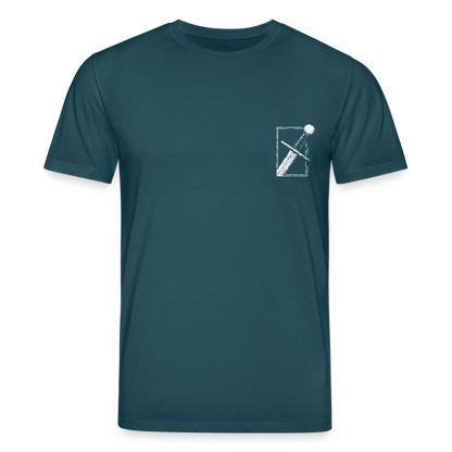 Mittelalterliches Schwert T-Shirt I "swertelin" I Hochmittelalter I dunkel I Bio-Shirt - Dunkles Petrol