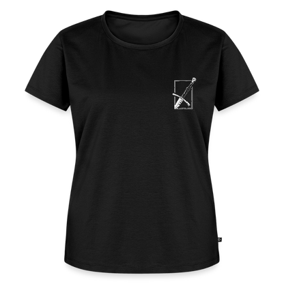 NEUES PROD Bio-Shirt Damen Langes Swertt - Schwarz