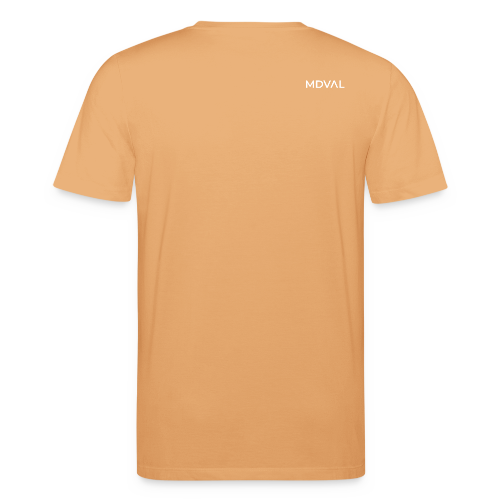 Templer Shirt | Symbol der Templer "Zwei Reiter auf einem Pferd" I dunkel I Bio-Shirt - Beige