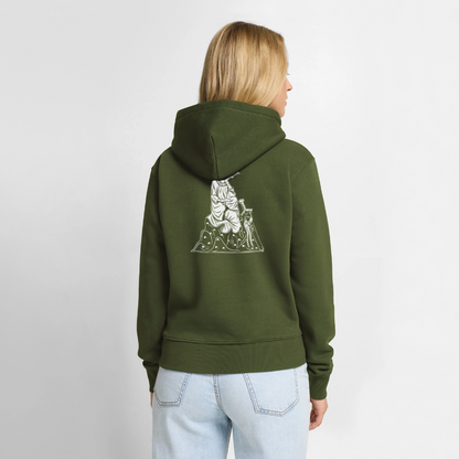 NEUES PROD FRAUEN HOODIE Walther von der Vogelweide - Khaki
