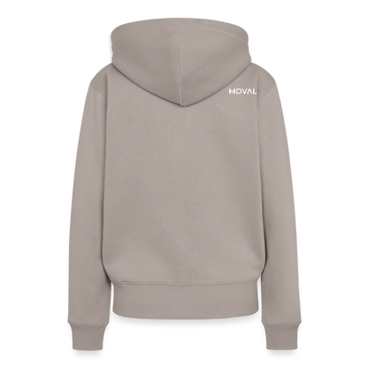 NEUES PROD FRAUEN HOODIE Langes Swertt - Taupe
