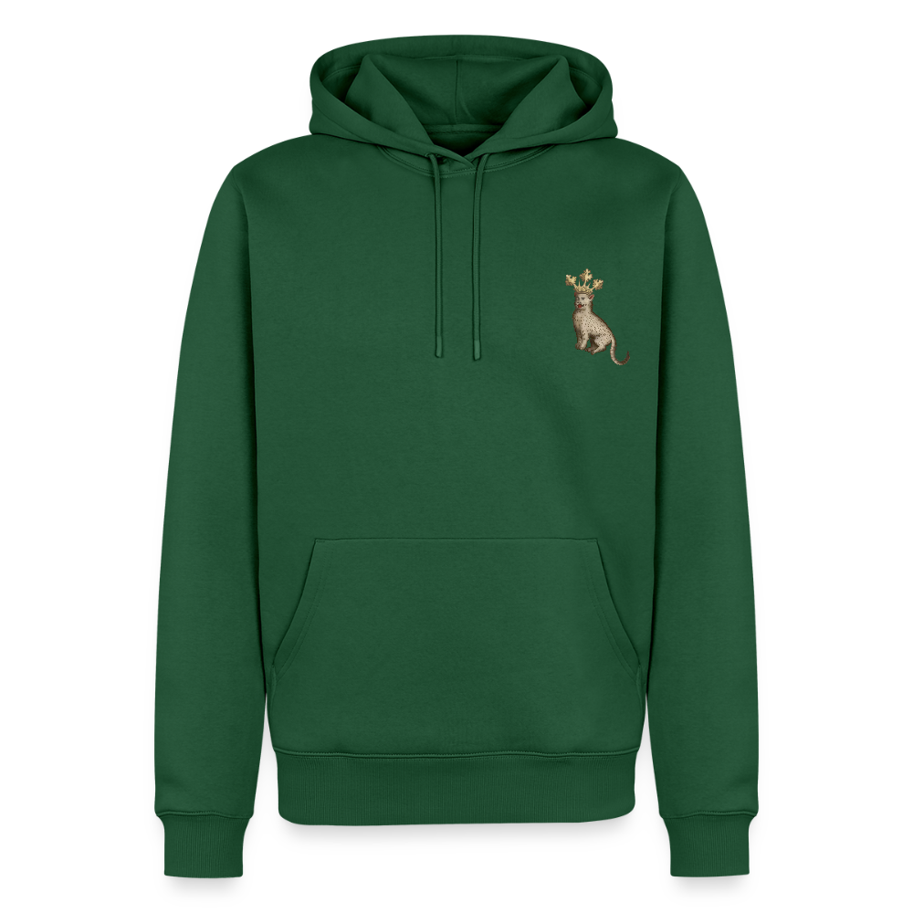 NEUES PROD Männer Premium Hoodie Königskatze - Flaschengrün