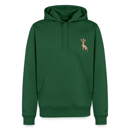 NEUES PROD Männer Premium Hoodie Königskatze - Flaschengrün