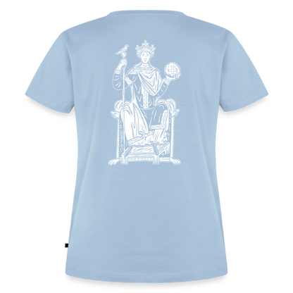 NEUES PROD Bio-Shirt Damen Kaiser Otto III. - Hellblau