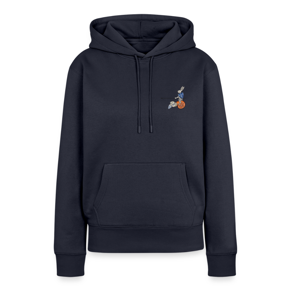 NEUES PROD FRAUEN HOODIE Tjostender Hase - Navy