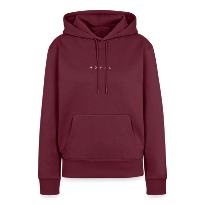 NEUES PROD FRAUEN HOODIE Walther von der Vogelweide - Burgunderrot