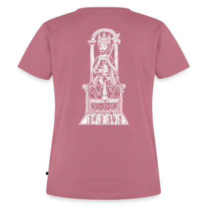 NEUES PROD Bio-Shirt Damen Friedrich I. Barbarossa - Mauve