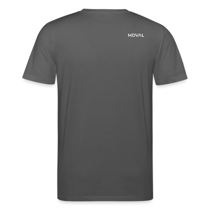 Mittelalterlicher Helm T-Shirt I "Schaller" I Spätmittelalter I dunkel I Bio-Shirt - Anthrazit