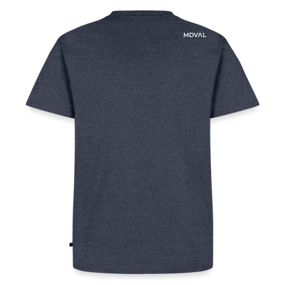Templer Shirt | Siegel des Templerordens "Zwei Reiter auf einem Pferd" | dunkel | Bio Hoodie - Jeansblau 