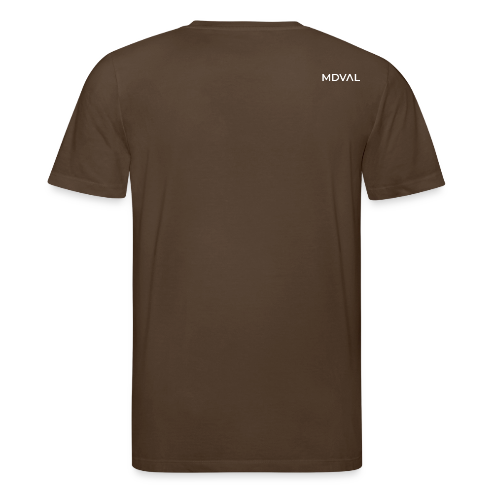 Mittelalterliche Tiere T-Shirt I "Falscher Reiter" I dunkel I Bio-Shirt - Dunkelbraun